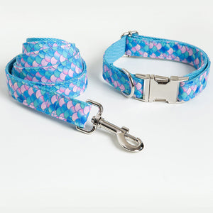 Transform Your Pet's Style with Our Mermaid Style Pet Collar and Leash