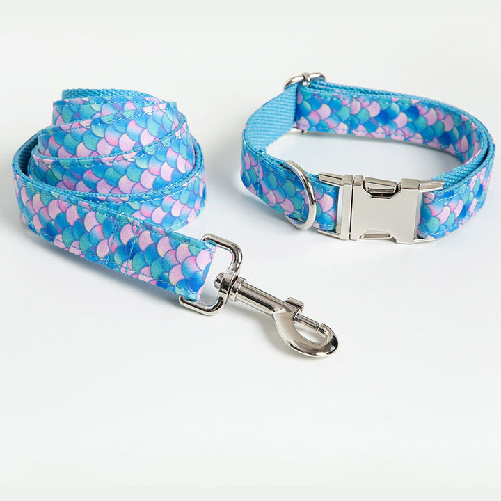 Transform Your Pet's Style with Our Mermaid Style Pet Collar and Leash