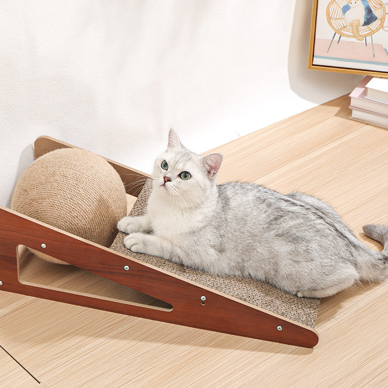 Discover Endless Fun with the Pet Corrugated Scratching Board Interactive Toy