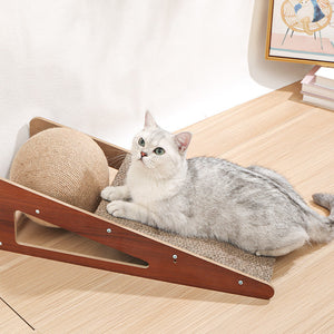 Discover Endless Fun with the Pet Corrugated Scratching Board Interactive Toy