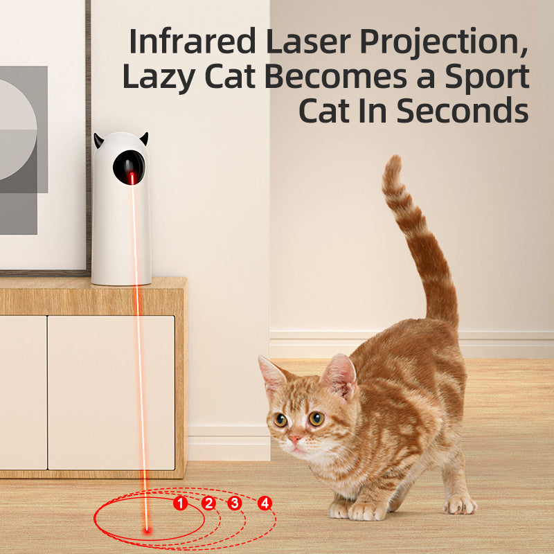 Automatic Infrared Interactive Pet Teaser Toy