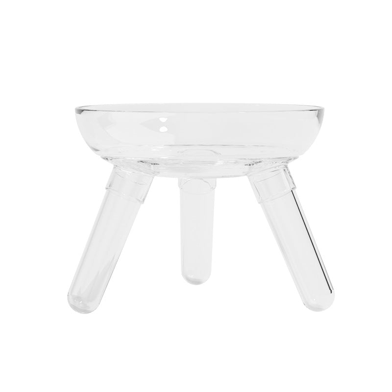 Pet Glass Feeding Bowl Anti-Spill Water and Food Dish