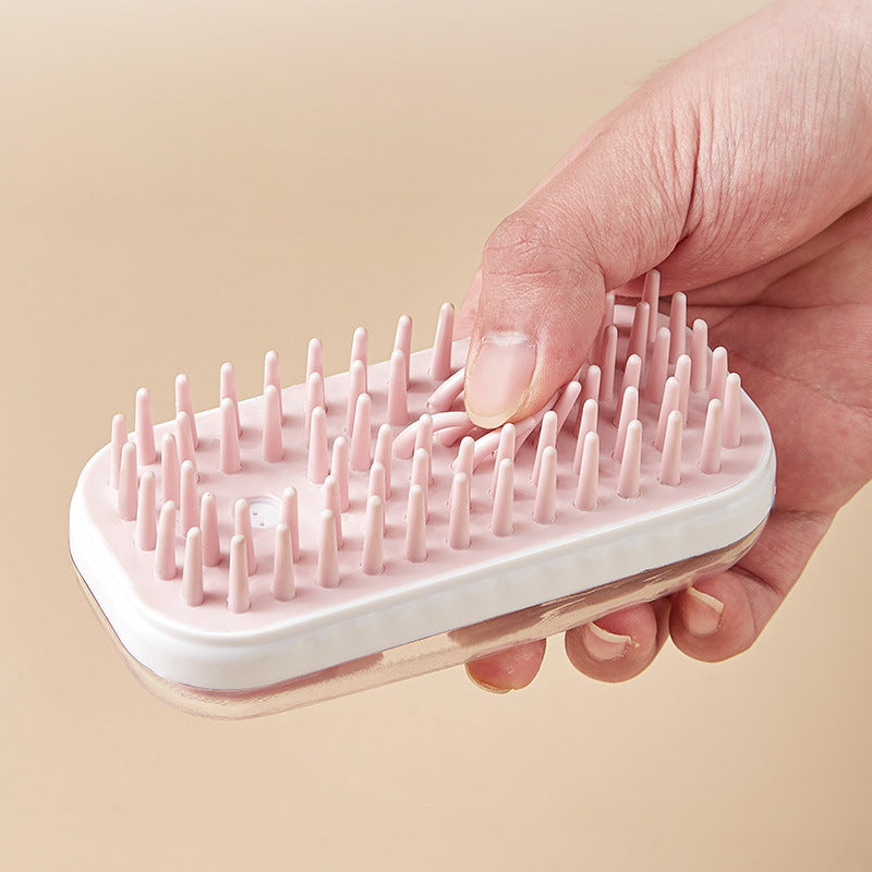 Silicone Pet Bath Massage Cleaning Brush