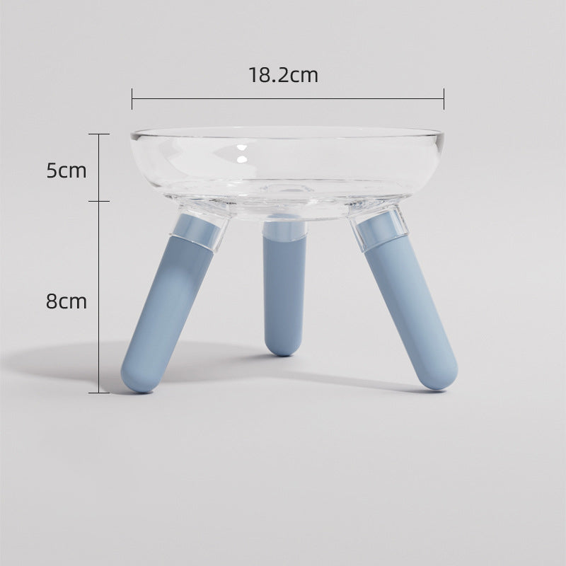 Pet Glass Feeding Bowl Anti-Spill Water and Food Dish