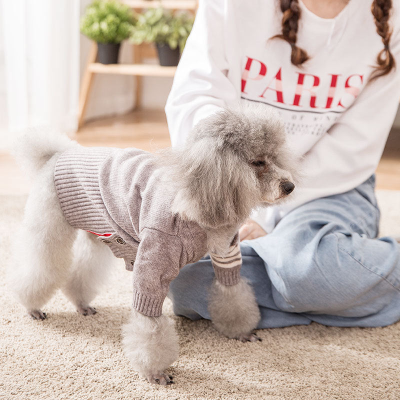 Warm Cozy Sweater Coat for Pets