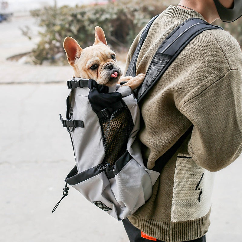 Pet Carrier Backpack Double Shoulder Travel Bag Portable
