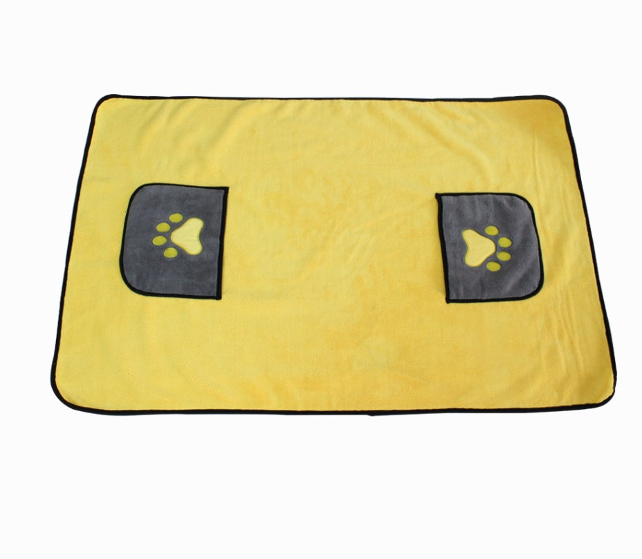 Quick-Dry Absorbent Pet Bath Towel