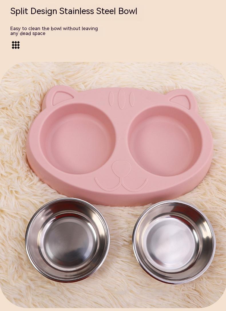 Pet Water and Food Feeding Bowl