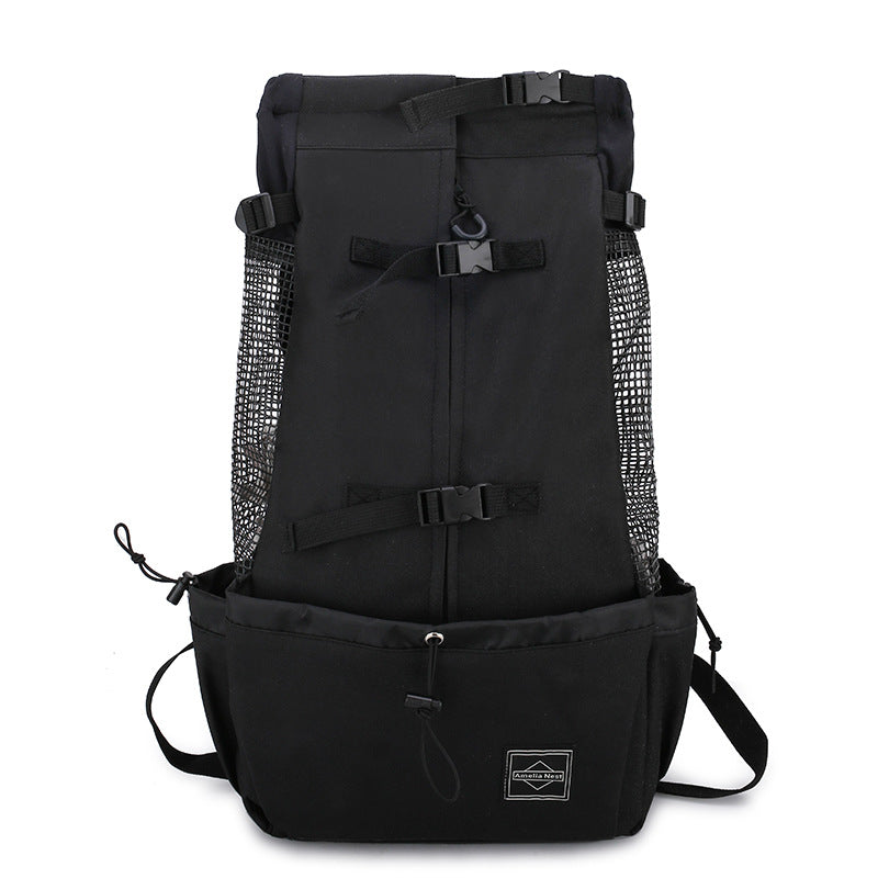 Pet Carrier Backpack Double Shoulder Travel Bag Portable