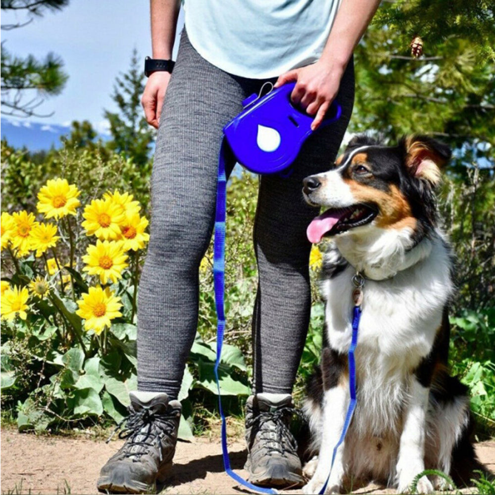 Multifunctional Retractable Pet Leash Portable Walking Harness