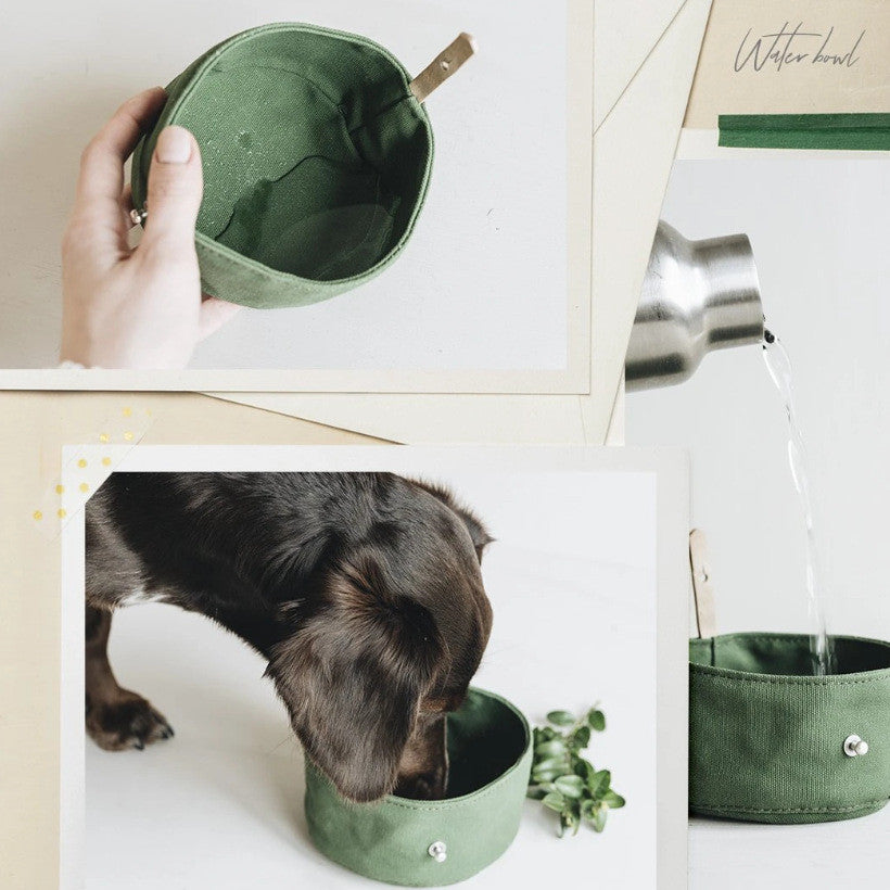 Folding Pet Travel Bowl Portable Water and Food Dish