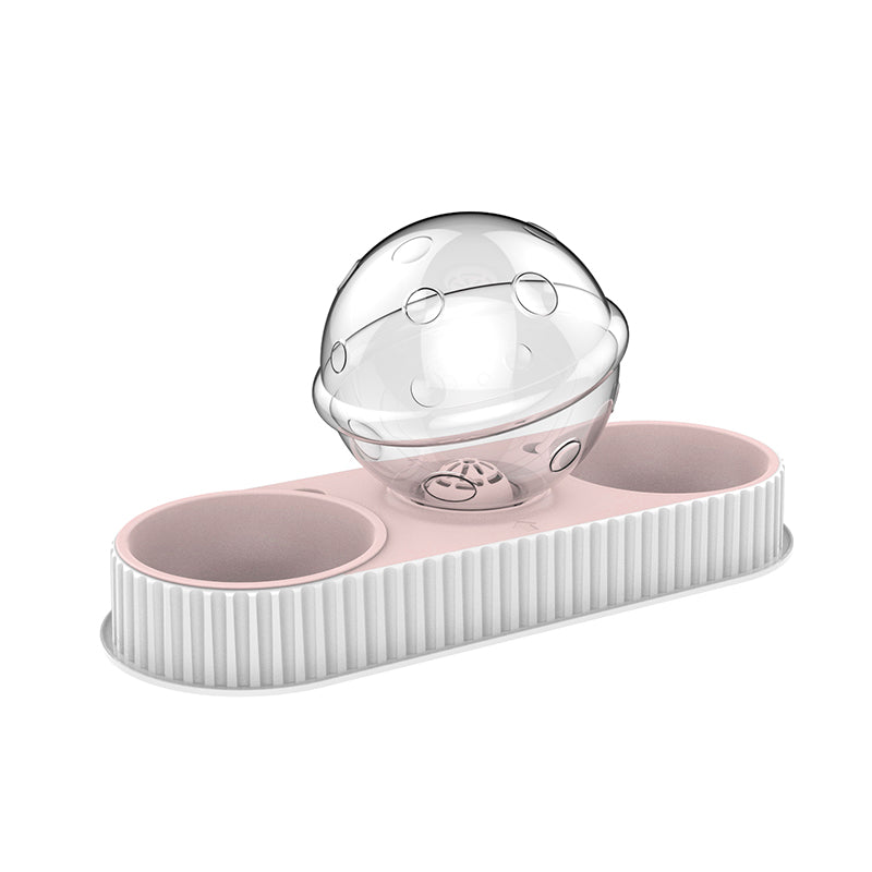 Automatic Plastic Pet Water and Food Bowl Feeder