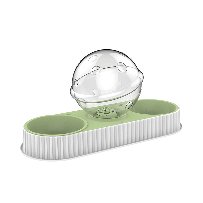 Automatic Plastic Pet Water and Food Bowl Feeder