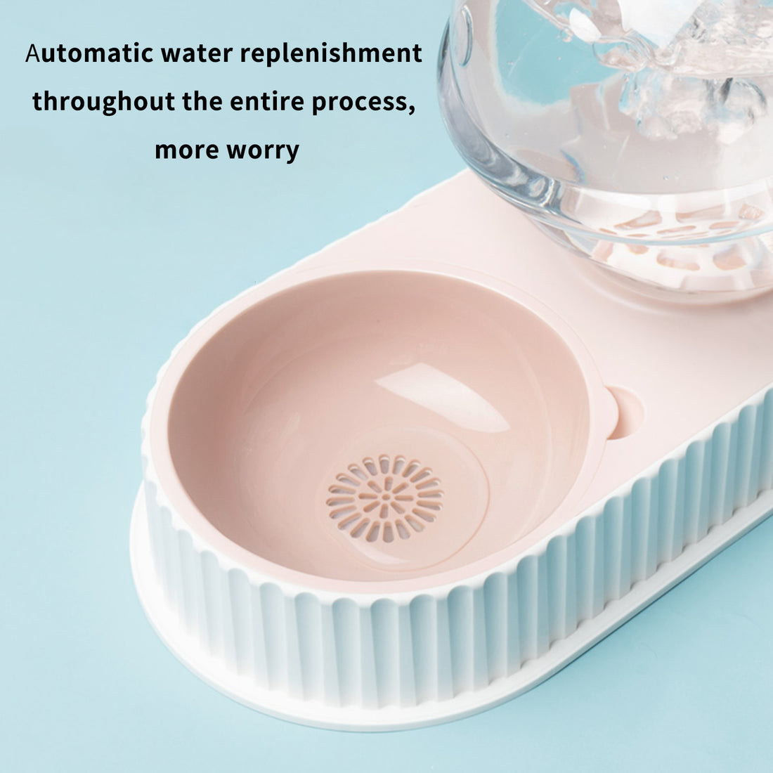 Automatic Plastic Pet Water and Food Bowl Feeder