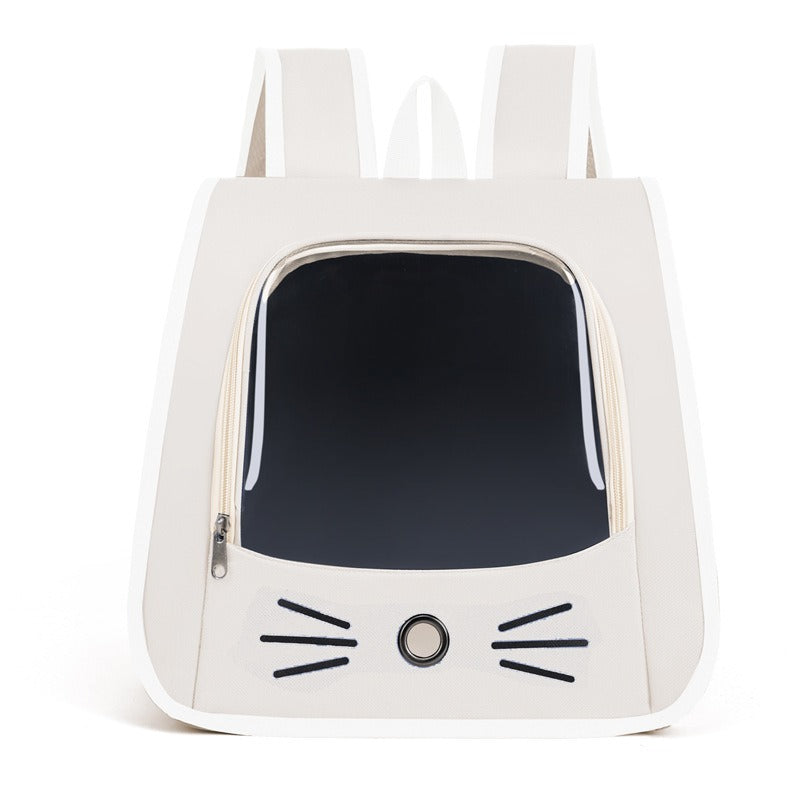 Pet Carrier Backpack Outdoor Breathable Travel Bag