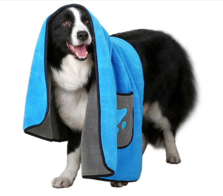 Quick-Dry Absorbent Pet Bath Towel