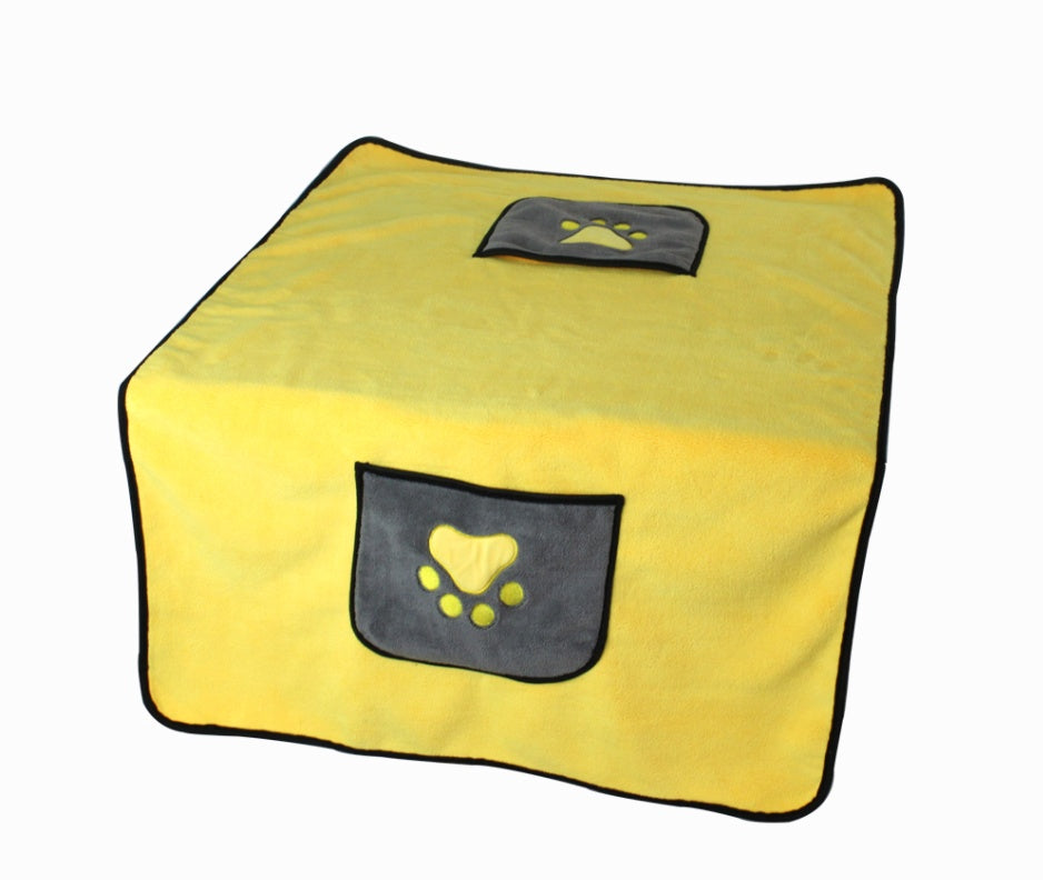 Quick-Dry Absorbent Pet Bath Towel
