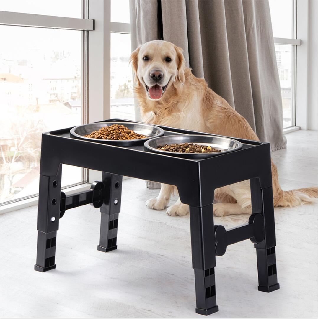 Pet Elevated Feeding Bowl Neck Protection Anti-Tip Design