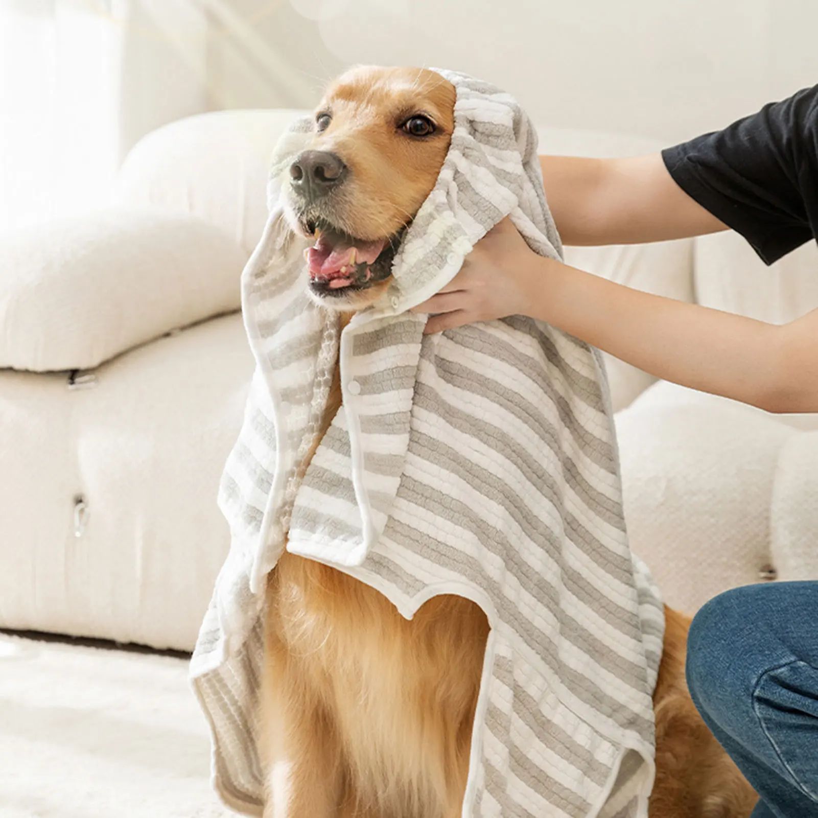 Ultra-Absorbent Quick-Dry Pet Bath Towel