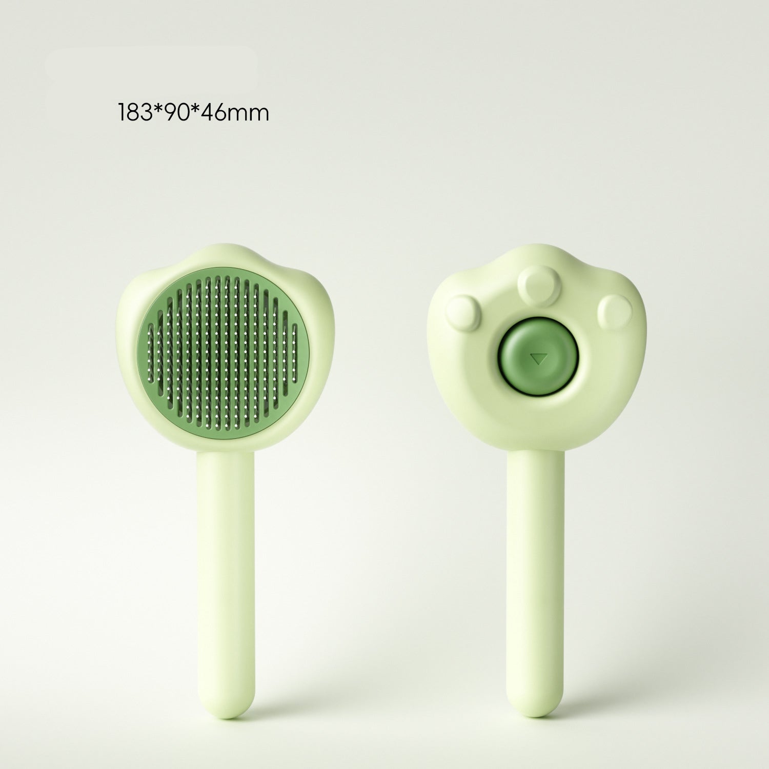 Pet Self-Cleaning Grooming Comb Hair Removal Brush With Handle