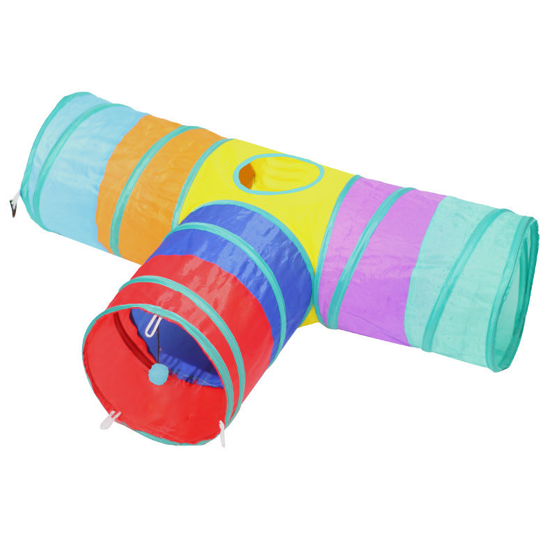 Foldable Tunnel Climbing Interactive Pet Toy