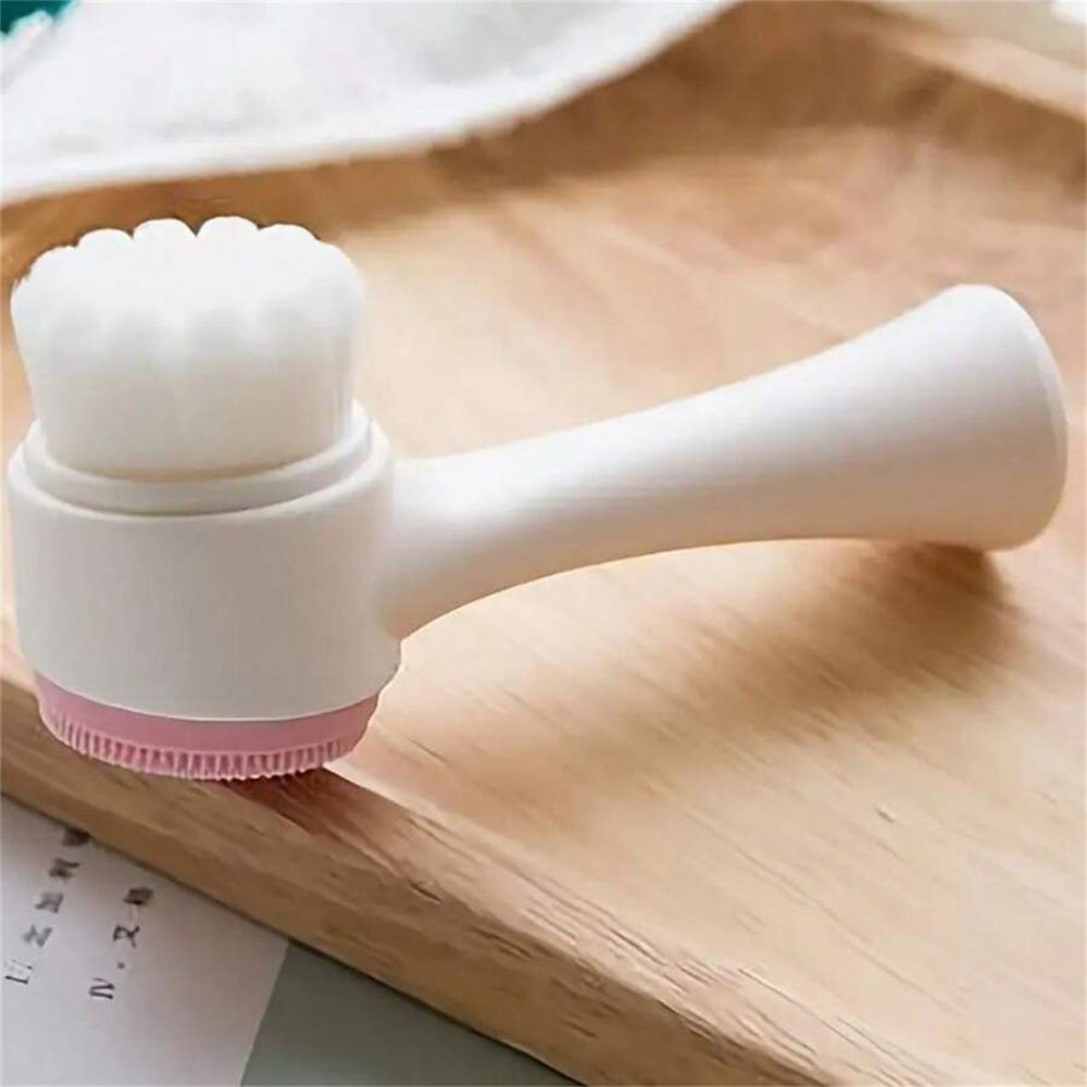 Easy Clean Nylon Pet Paw Brush Gentle Grooming And Massage Tool