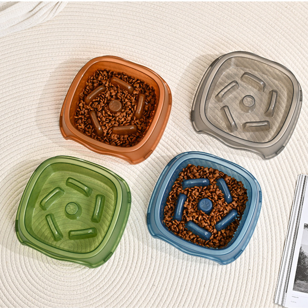 Pet Slow Feed Anti-Choke Water and Food Bowl