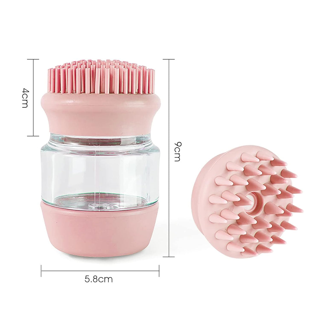 Pet Bath Grooming Brush Silicone Massage Hair Cleaner