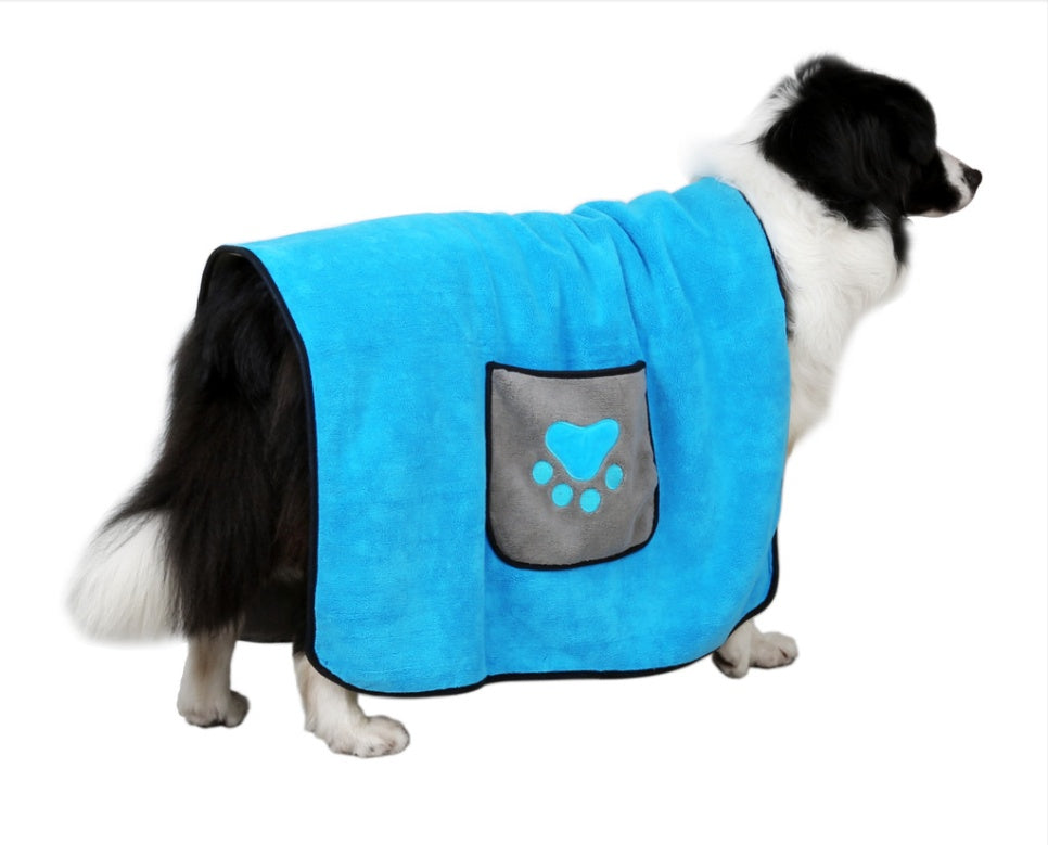 Quick-Dry Absorbent Pet Bath Towel