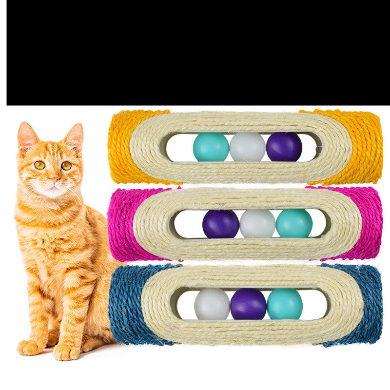 Long Sisal Drum Interactive Pet Toys