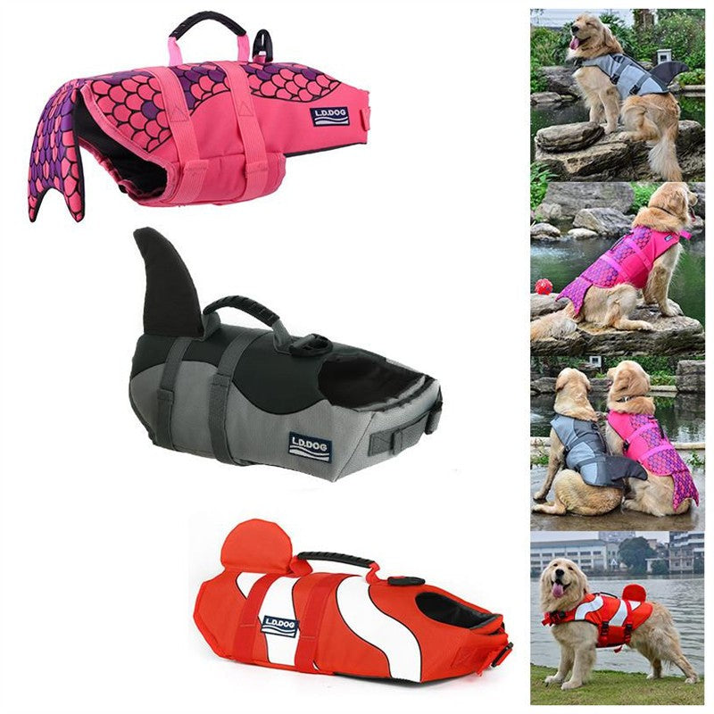 Pet Life Jacket Outdoor Swimming Vest Summer Wear