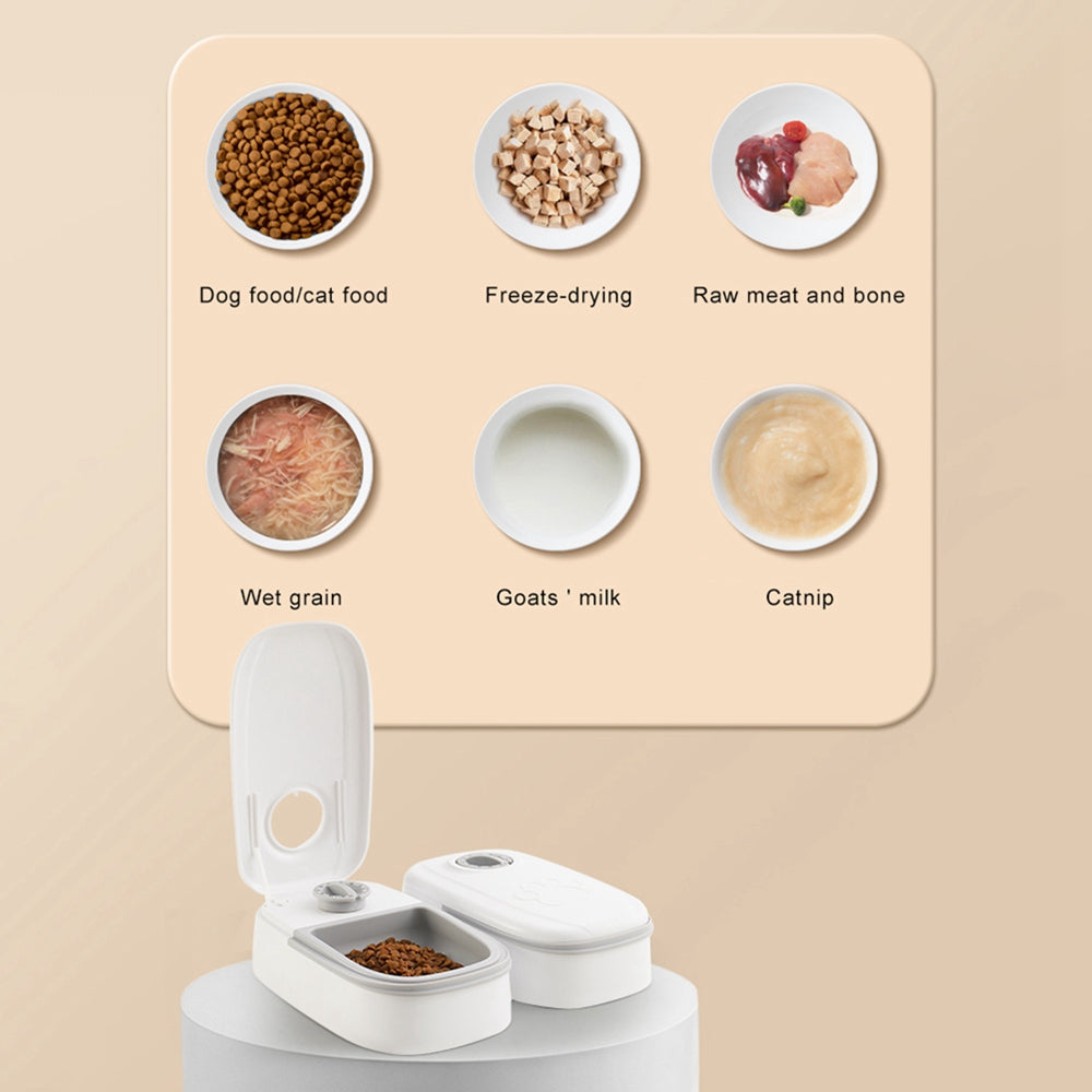 Automatic Pet Feeder Smart Timer Food Dispenser Bowl