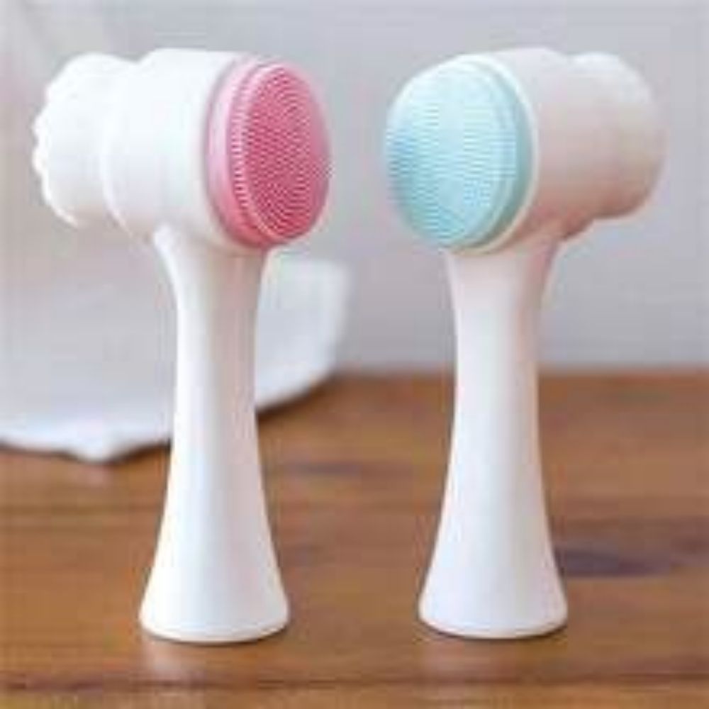 Easy Clean Nylon Pet Paw Brush Gentle Grooming And Massage Tool