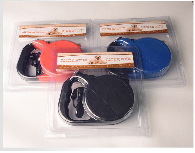 8m Nylon Retractable Pet Leash Automatic Walking Rope
