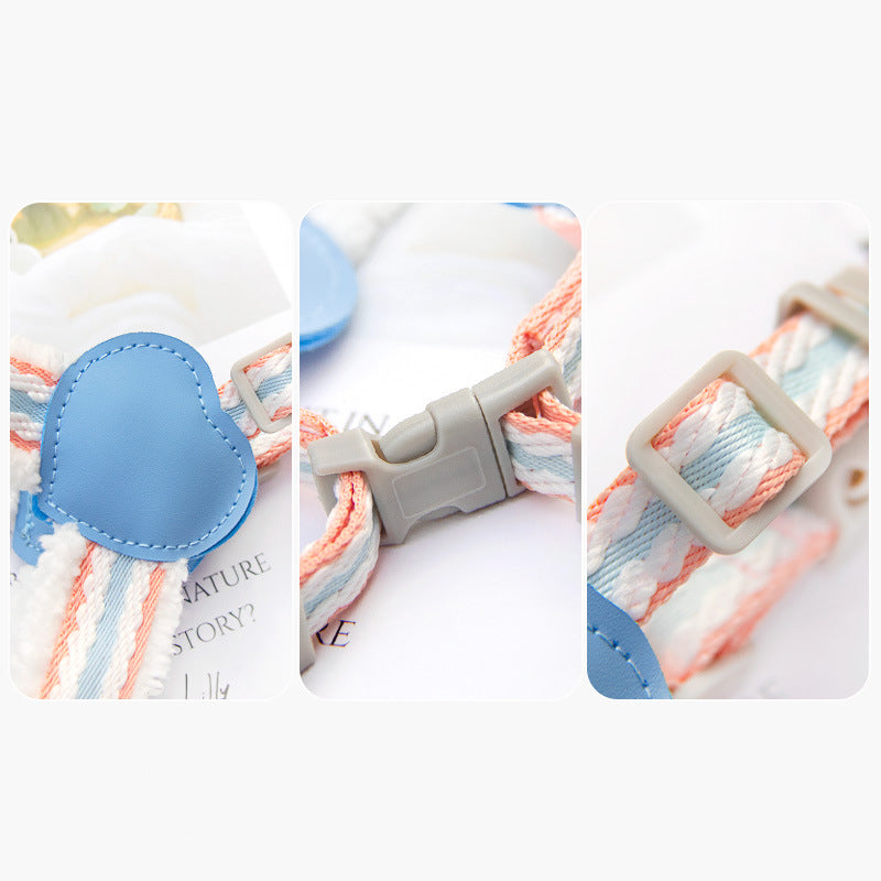 Breathable Summer Pet Harness Leash Small Medium