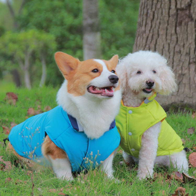 Thick Waterproof Double-Sided Reflective Pet Jacket
