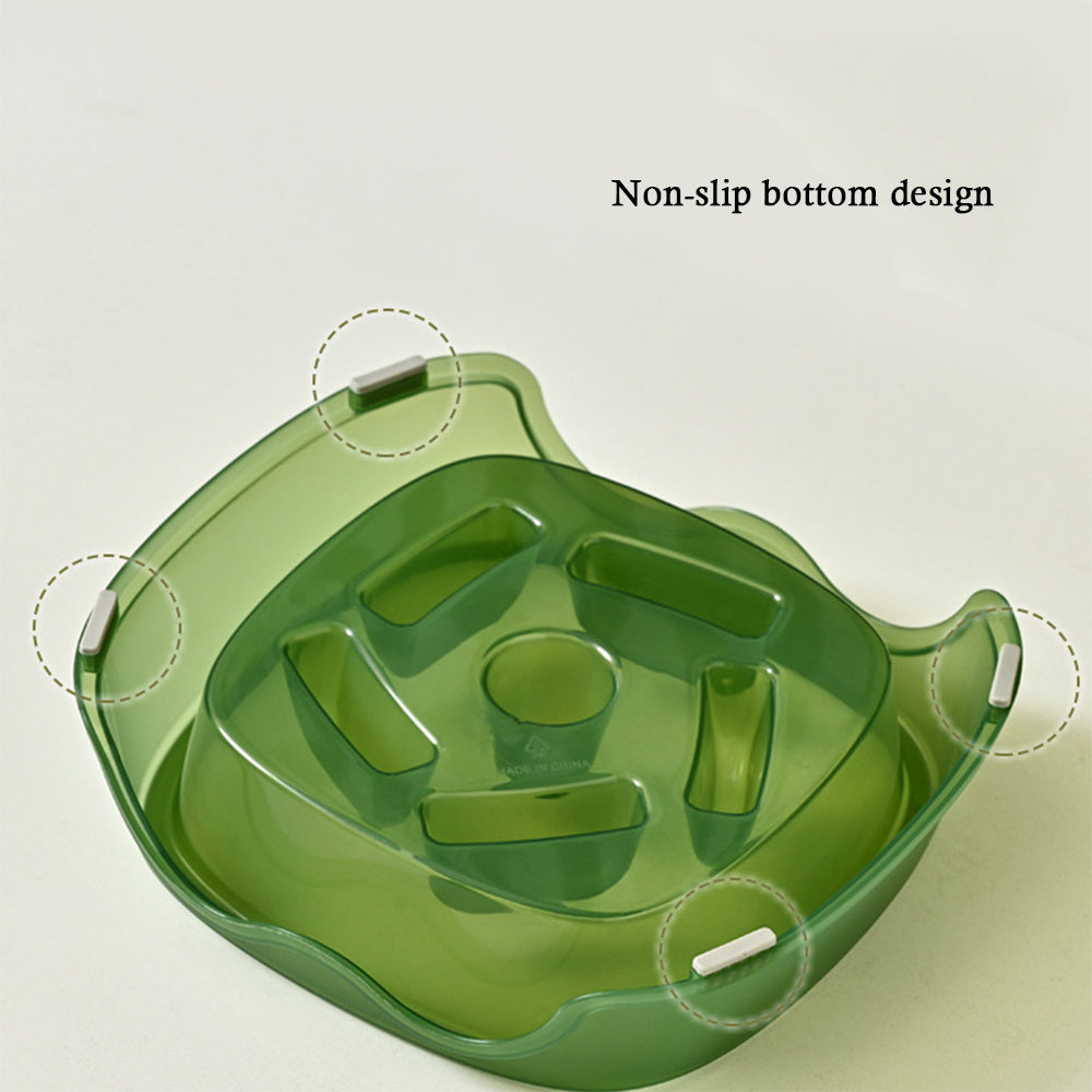 Pet Slow Feed Anti-Choke Water and Food Bowl