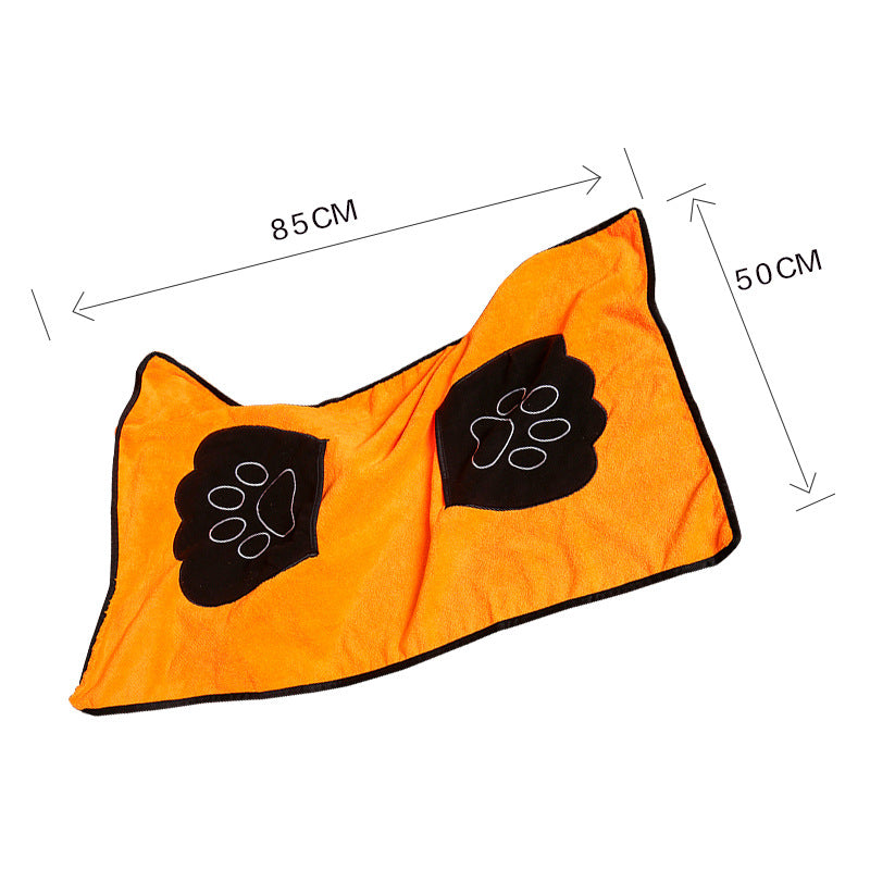 Absorbent Quick-Dry Pet Bath Towel