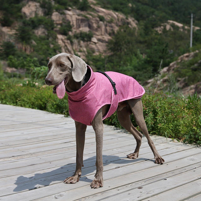 Warm Waterproof Pet Shell Jacket for Winter Outdoors