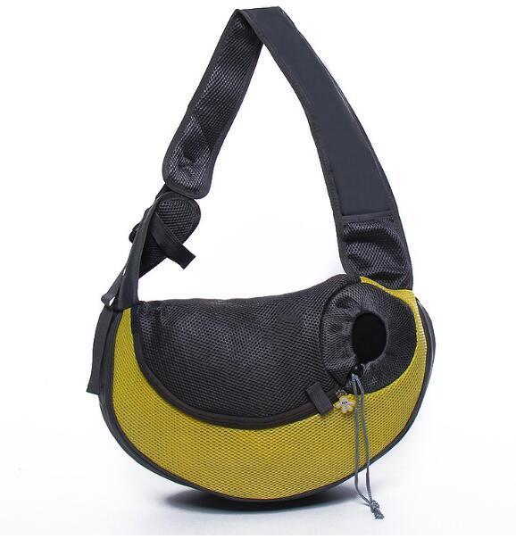 Outdoor Mesh Oxford Pet Carrier Shoulder Sling Bag