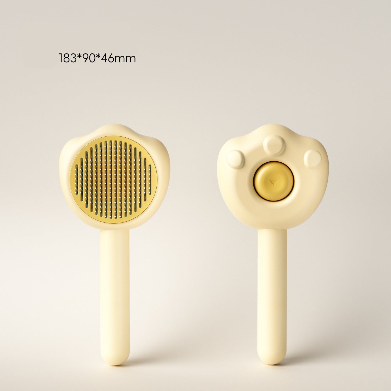Pet Self-Cleaning Grooming Comb Hair Removal Brush With Handle