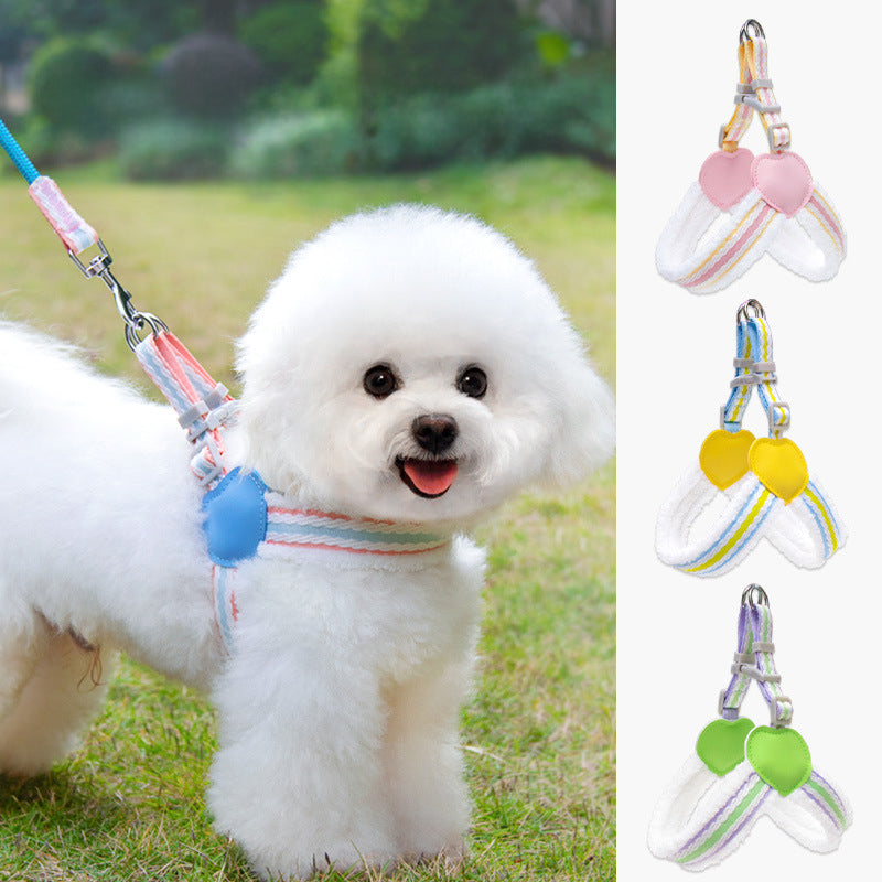 Breathable Summer Pet Harness Leash Small Medium