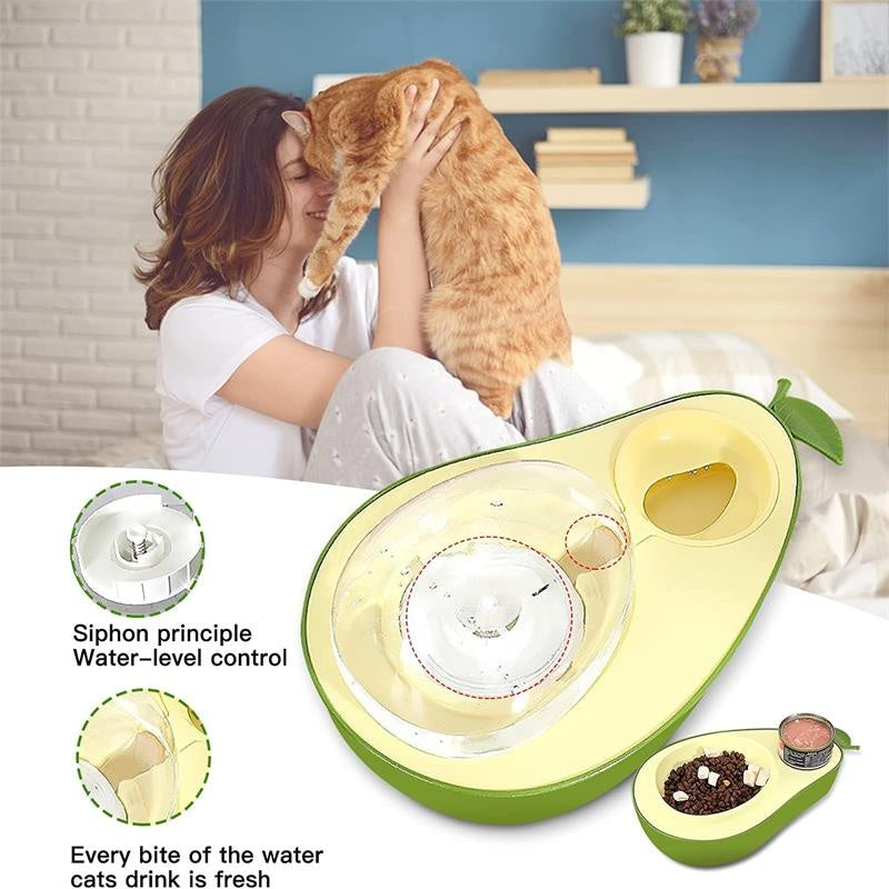 Automatic Pet Water Bottle Slow Feed Bowl