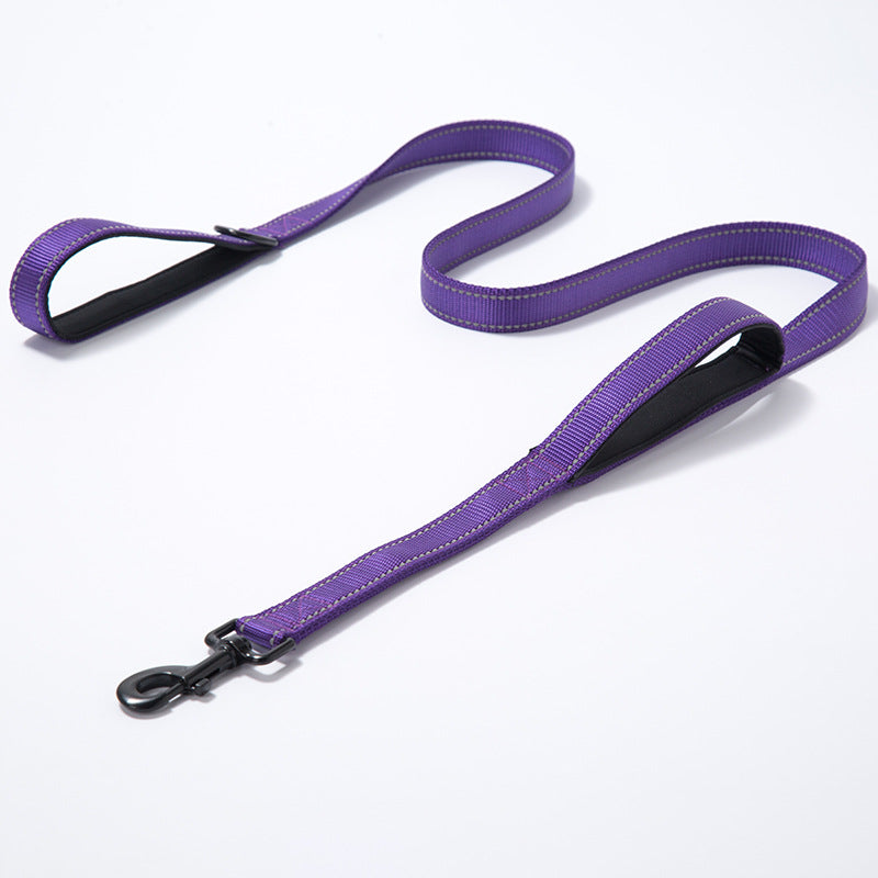 Reflective Double Thickened Nylon Pet Leash Durable Walking