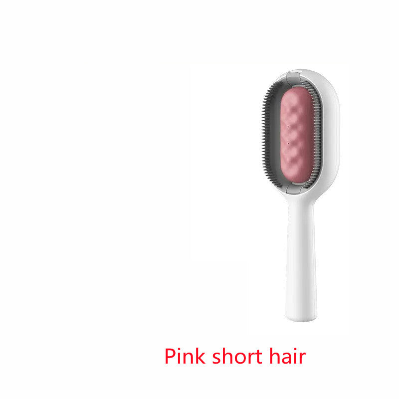Pet Dematting Grooming Brush Hair Removal Comb With Hair Collector