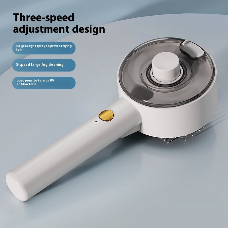 Self Cleaning Pet Hair Remover Brush Grooming Tool