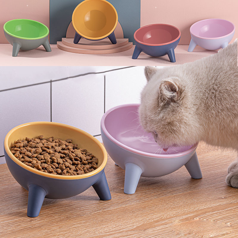 Elevated Pet Feeding Bowl Stand for Food and Water