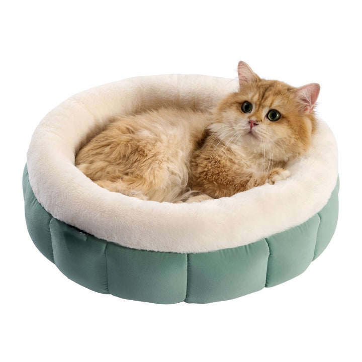 Donut Shaped Pet Bed Soft Round Washable Cushion