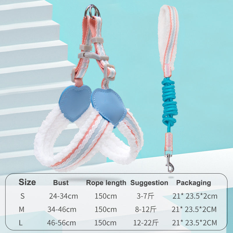 Breathable Summer Pet Harness Leash Small Medium