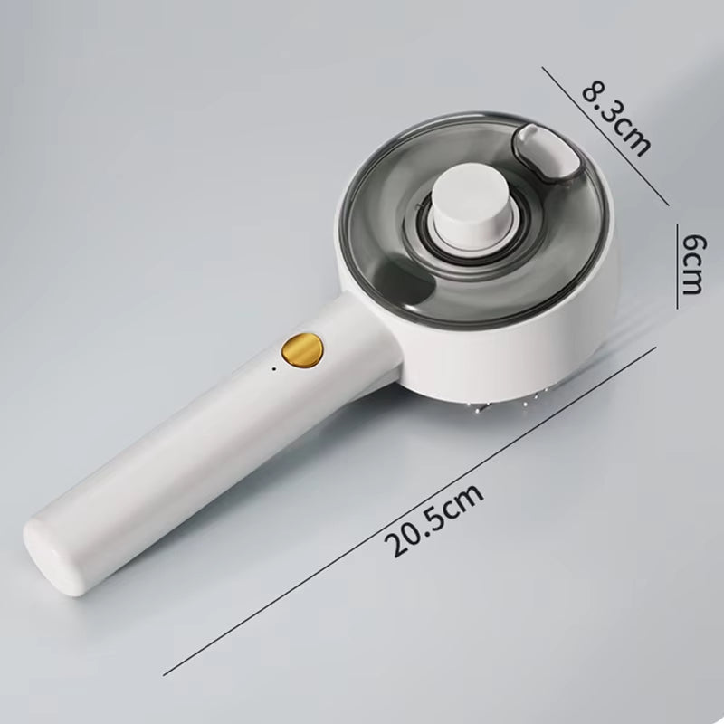 3-in-1 Electric Steam Brush Pet Grooming Tool With Massage